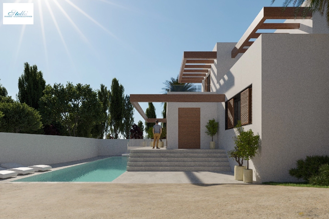 villa in Moraira for sale, built area 298 m², + underfloor heating, air-condition, plot area 811 m², 4 bedroom, 4 bathroom, swimming-pool, ref.: NL-NLD1218-6