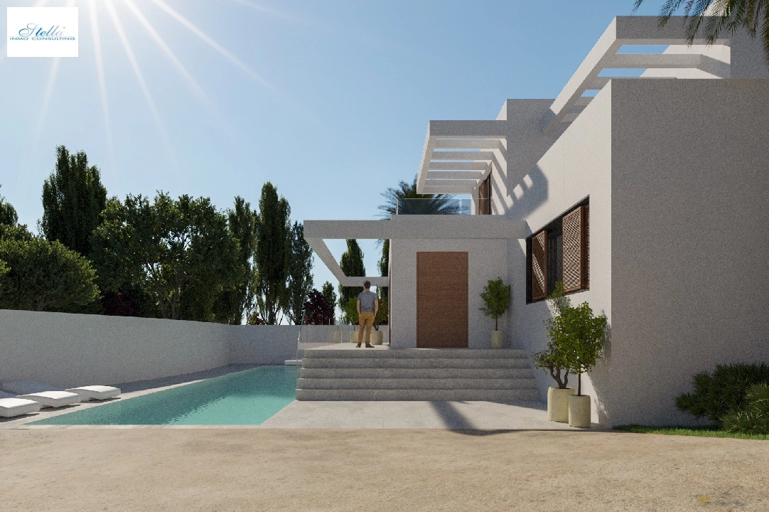 villa in Moraira for sale, built area 298 m², + underfloor heating, air-condition, plot area 811 m², 4 bedroom, 4 bathroom, swimming-pool, ref.: NL-NLD1218-7