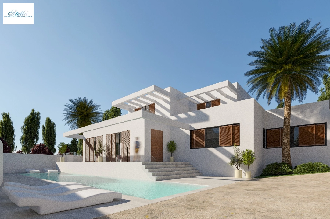 villa in Moraira for sale, built area 298 m², + underfloor heating, air-condition, plot area 811 m², 4 bedroom, 4 bathroom, swimming-pool, ref.: NL-NLD1218-2