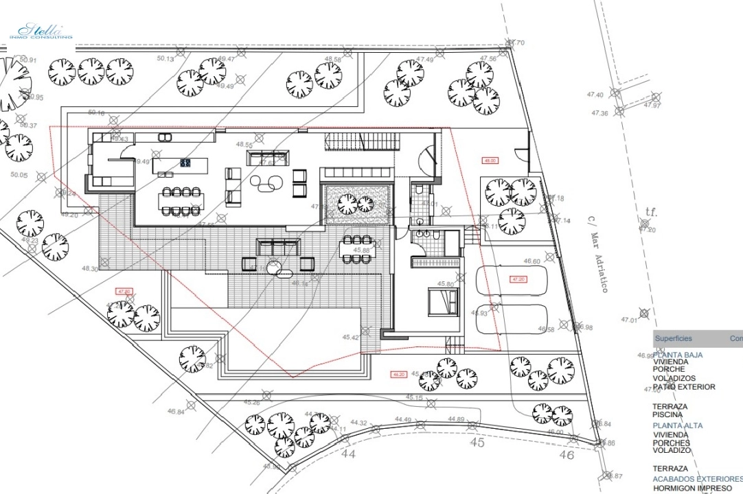 villa in Moraira for sale, built area 801 m², + central heating, air-condition, plot area 307 m², 4 bedroom, 3 bathroom, swimming-pool, ref.: NL-NLD1349-2