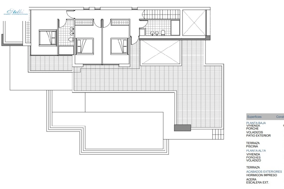 villa in Moraira for sale, built area 801 m², + central heating, air-condition, plot area 307 m², 4 bedroom, 3 bathroom, swimming-pool, ref.: NL-NLD1349-3