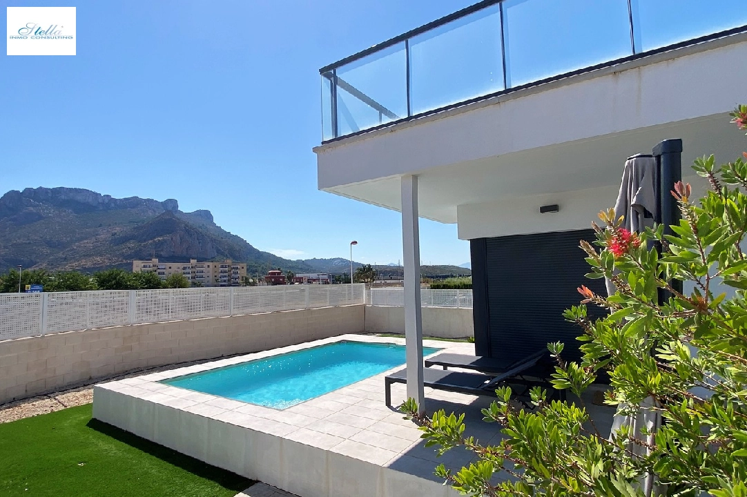 bungalow in Els Poblets for sale, built area 103 m², year built 2019, condition mint, + KLIMA, air-condition, plot area 345 m², 3 bedroom, 2 bathroom, swimming-pool, ref.: RG-0322-4