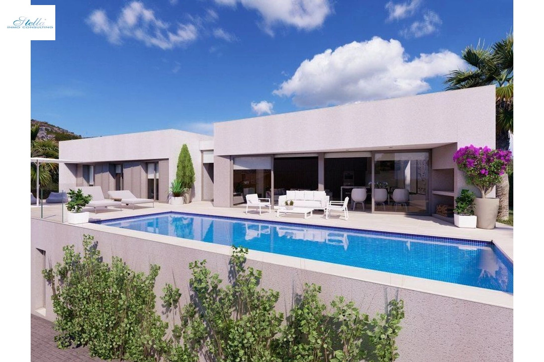 villa in Benissa(Fustera) for sale, built area 285 m², air-condition, plot area 828 m², 4 bedroom, 3 bathroom, swimming-pool, ref.: BP-3556BEN-1