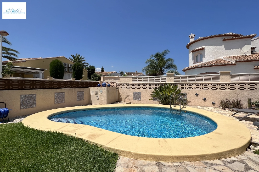 villa in Els Poblets for holiday rental, built area 107 m², year built 1998, condition neat, + KLIMA, air-condition, plot area 400 m², 3 bedroom, 2 bathroom, swimming-pool, ref.: T-0223-13