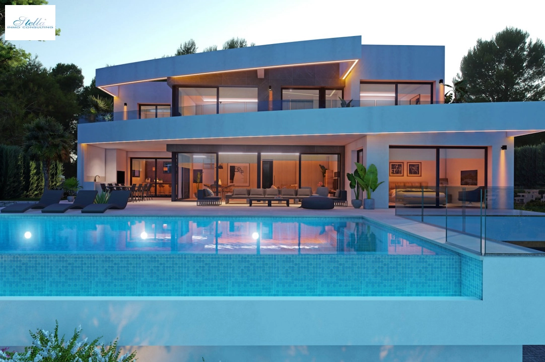 villa in Moraira for sale, built area 311 m², air-condition, plot area 1003 m², 4 bedroom, 4 bathroom, swimming-pool, ref.: CA-H-1535-AMB-2