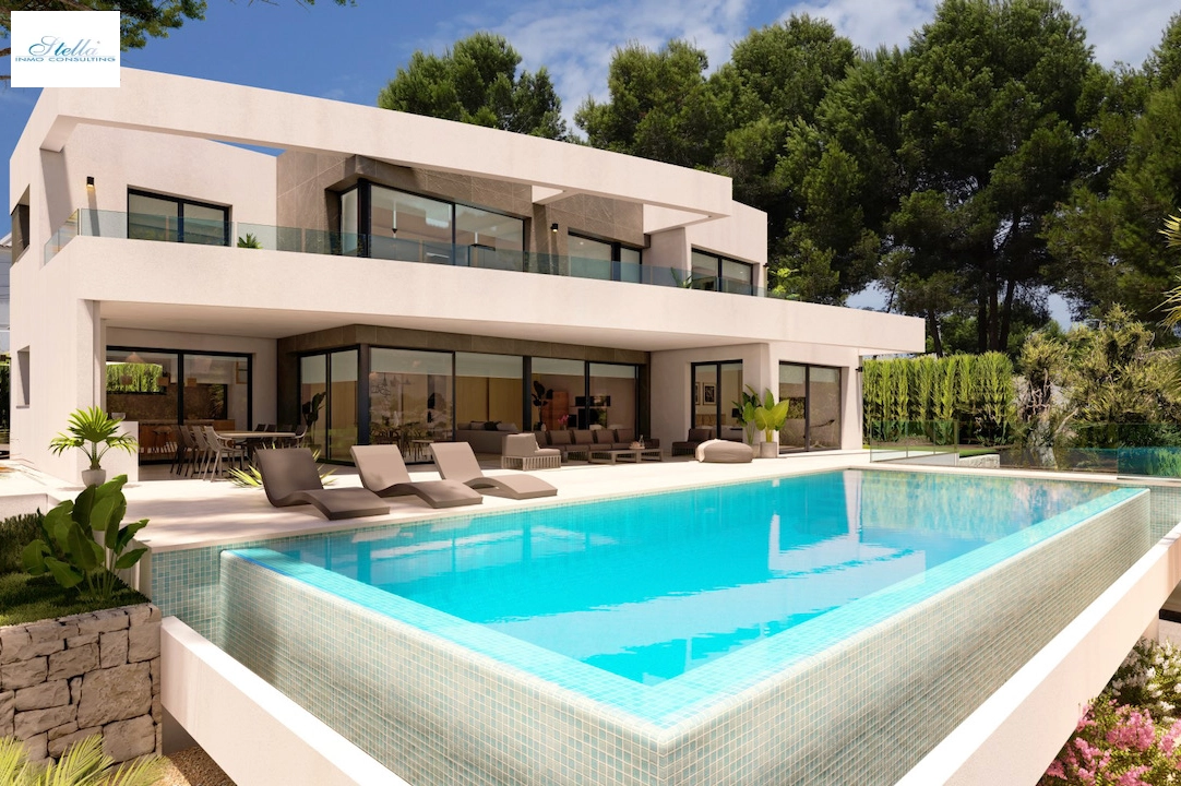 villa in Moraira for sale, built area 311 m², air-condition, plot area 1003 m², 4 bedroom, 4 bathroom, swimming-pool, ref.: CA-H-1535-AMB-3