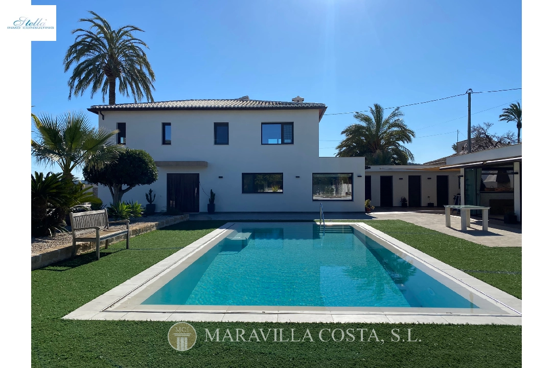 villa in Javea for sale, built area 220 m², + underfloor heating, air-condition, plot area 1583 m², 4 bedroom, 3 bathroom, swimming-pool, ref.: MV-M-2477-1