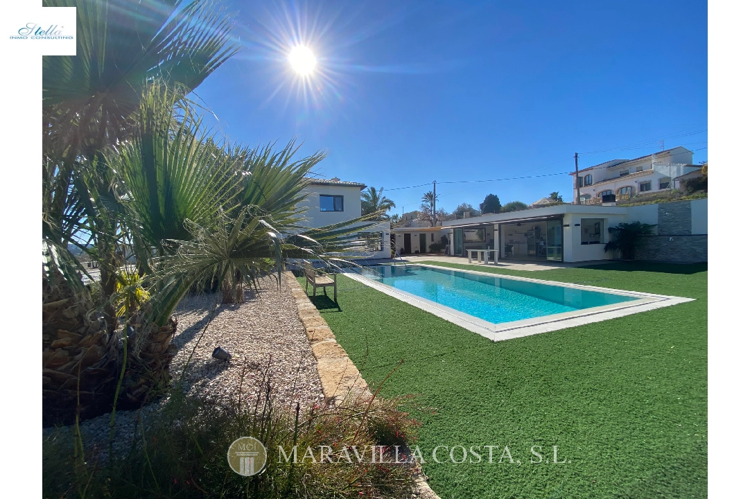 villa in Javea for sale, built area 220 m², + underfloor heating, air-condition, plot area 1583 m², 4 bedroom, 3 bathroom, swimming-pool, ref.: MV-M-2477-3