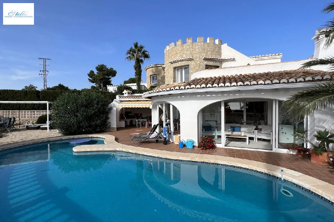 villa in Javea for sale, built area 180 m², year built 1991, condition neat, + central heating, air-condition, plot area 1013 m², 3 bedroom, 2 bathroom, swimming-pool, ref.: AS-4222-27