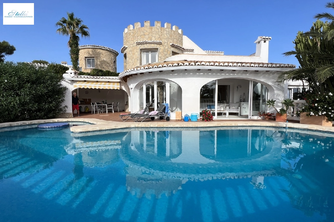 villa in Javea for sale, built area 180 m², year built 1991, condition neat, + central heating, air-condition, plot area 1013 m², 3 bedroom, 2 bathroom, swimming-pool, ref.: AS-4222-8