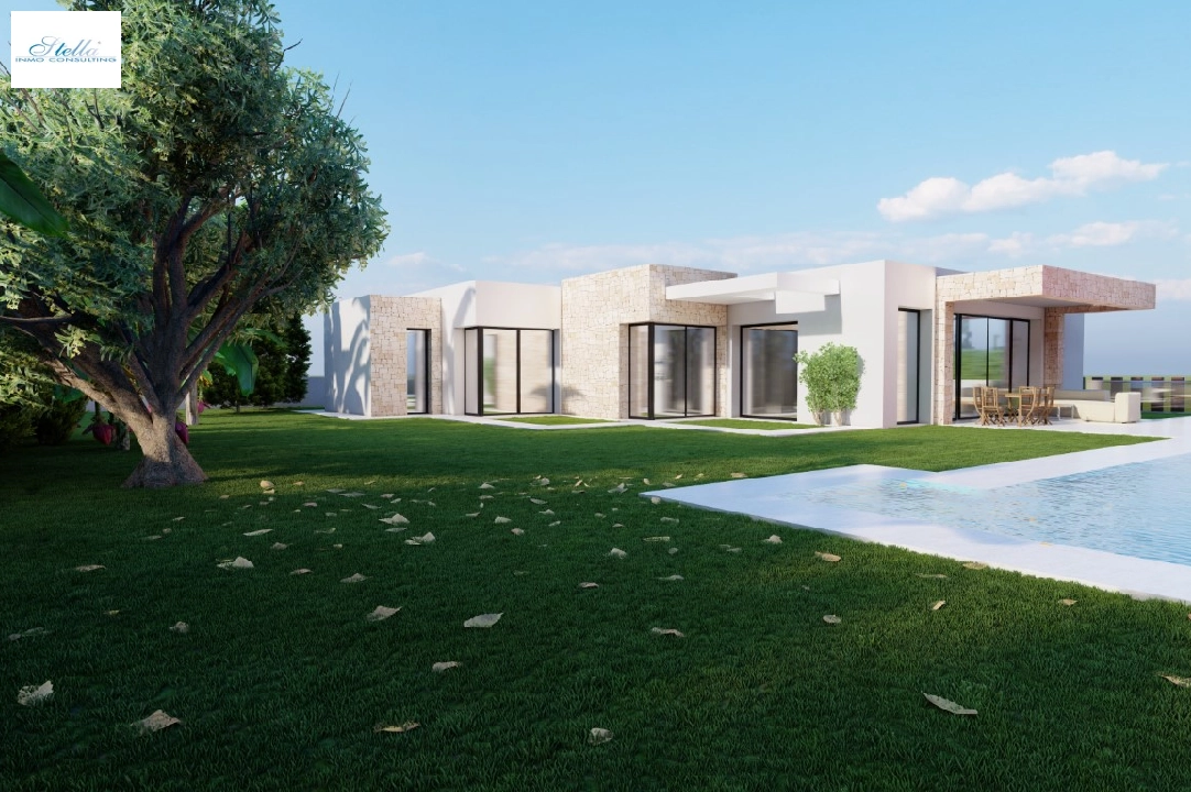 villa in Benissa(La Fustera) for sale, built area 185 m², air-condition, plot area 1001 m², 4 bedroom, 3 bathroom, swimming-pool, ref.: BP-6362BEN-3