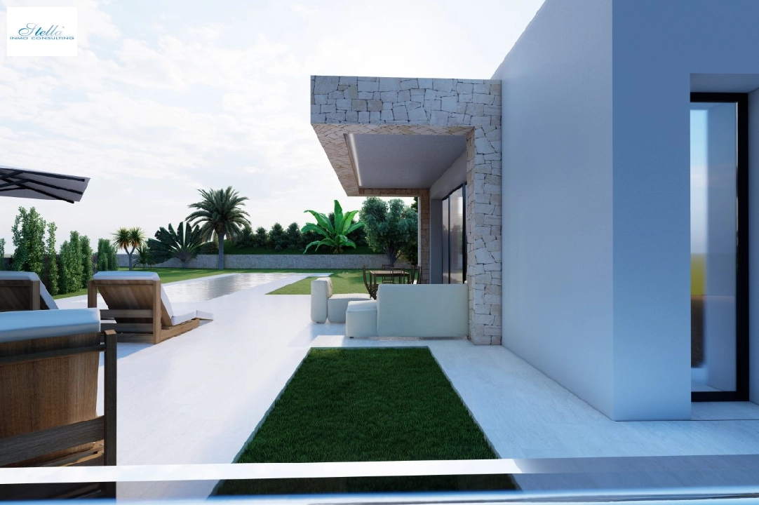 villa in Benissa(La Fustera) for sale, built area 185 m², air-condition, plot area 1001 m², 4 bedroom, 3 bathroom, swimming-pool, ref.: BP-6362BEN-4