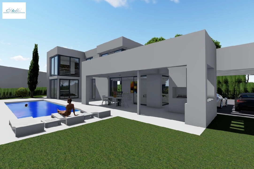 villa in Calpe(Bassetes) for sale, built area 248 m², air-condition, plot area 935 m², 4 bedroom, 3 bathroom, swimming-pool, ref.: BP-6366CAL-3