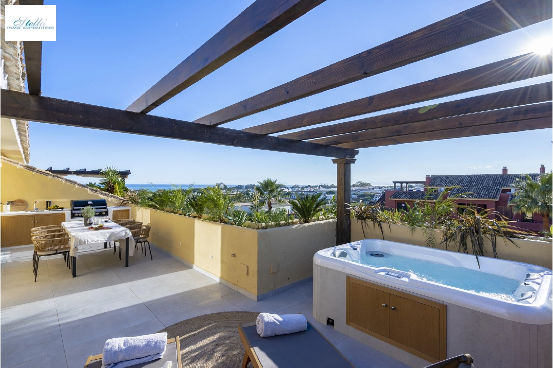 penthouse apartment in Estepona for sale, built area 154 m², air-condition, plot area 90 m², 3 bedroom, 3 bathroom, ref.: NX-401750-1