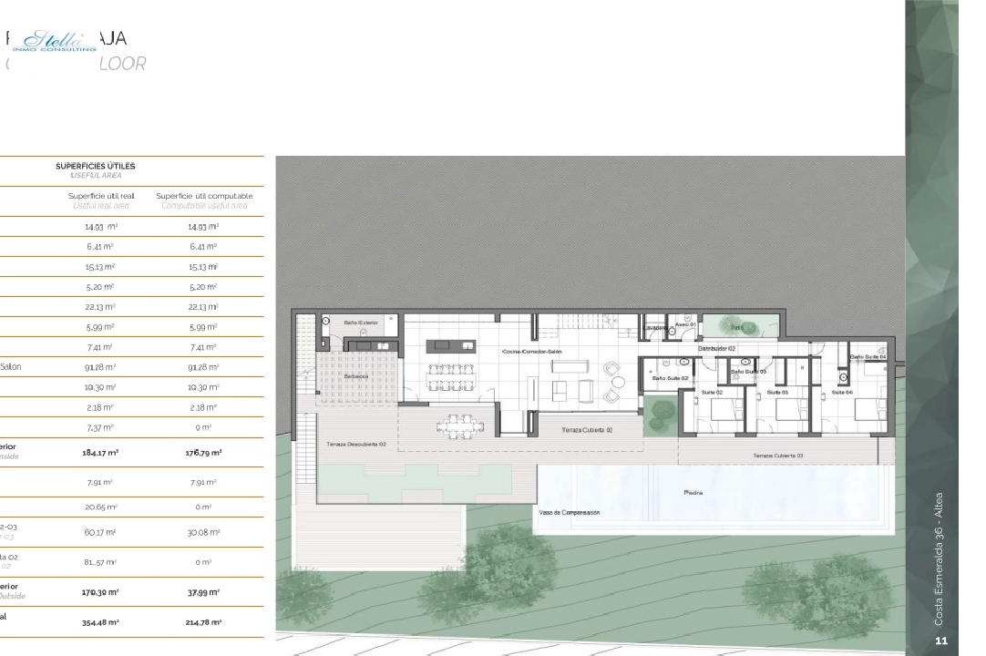 villa in Altea(La Vella) for sale, built area 470 m², air-condition, plot area 1143 m², 4 bedroom, 4 bathroom, swimming-pool, ref.: BP-6378ALT-9