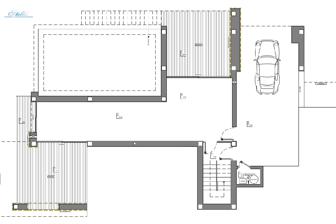 villa in Benitachell(Cumbre del Sol) for sale, built area 615 m², air-condition, plot area 951 m², 3 bedroom, 4 bathroom, swimming-pool, ref.: BP-4178BELL-9