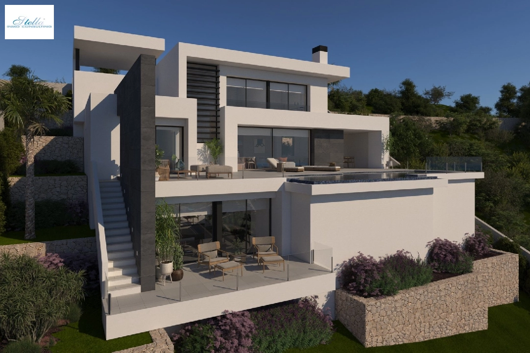 villa in Cumbre del Sol(Lirios Sunrise) for sale, built area 181 m², plot area 824 m², 3 bedroom, 4 bathroom, swimming-pool, ref.: VA-AL030-2