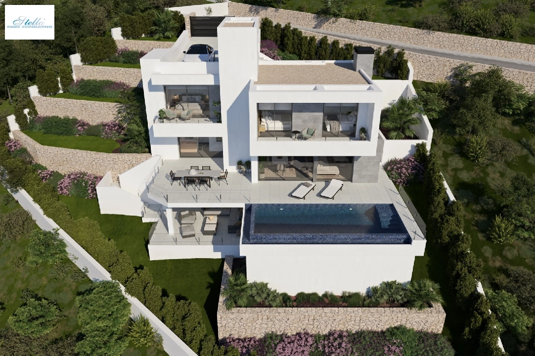 villa in Cumbre del Sol(Lirios Sunrise) for sale, built area 169 m², plot area 805 m², 3 bedroom, 3 bathroom, swimming-pool, ref.: VA-AL031-1