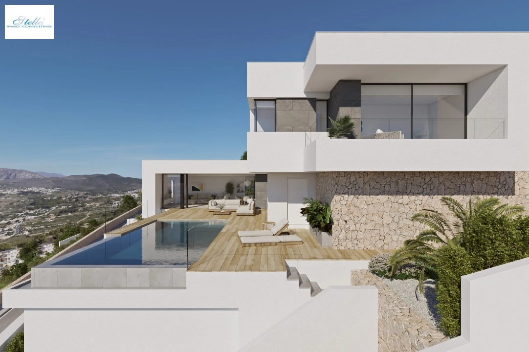 villa in Cumbre del Sol(Residencial Plus Jazmines) for sale, built area 198 m², plot area 807 m², 3 bedroom, 3 bathroom, swimming-pool, ref.: VA-AJ224-4