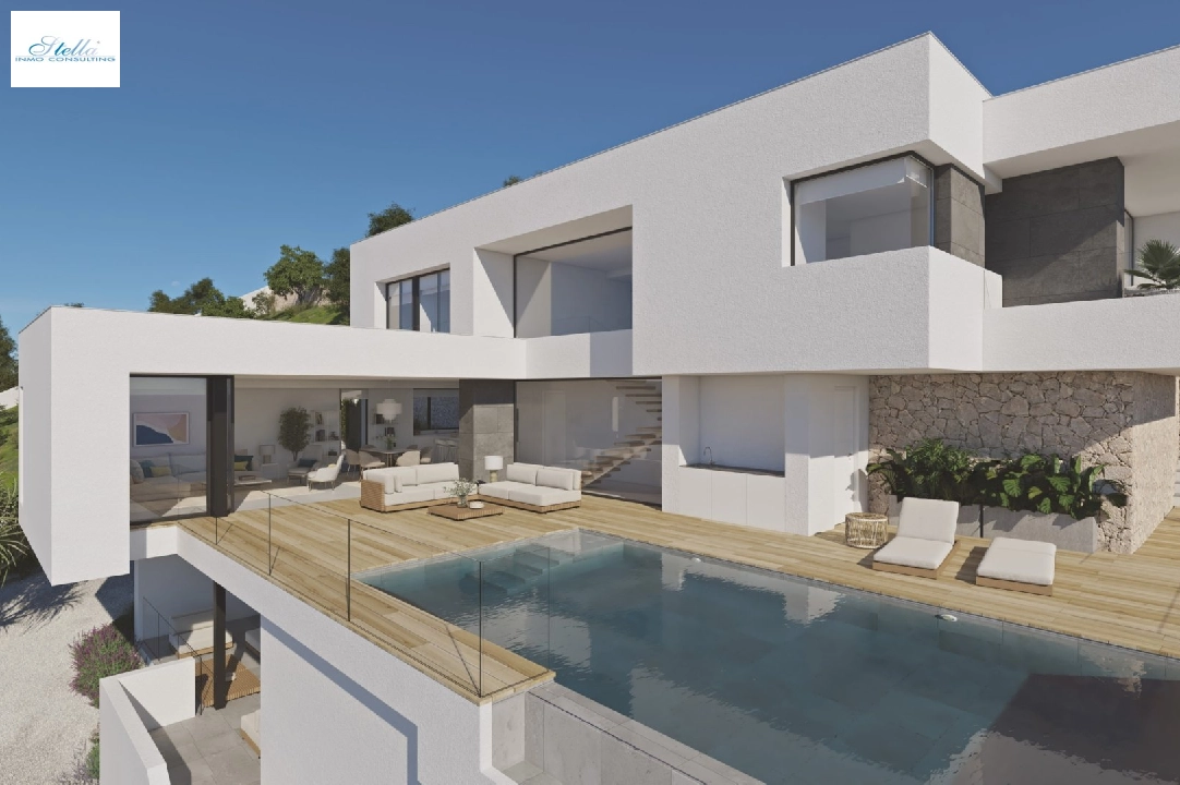 villa in Cumbre del Sol(Residencial Plus Jazmines) for sale, built area 198 m², plot area 807 m², 3 bedroom, 3 bathroom, swimming-pool, ref.: VA-AJ224-7