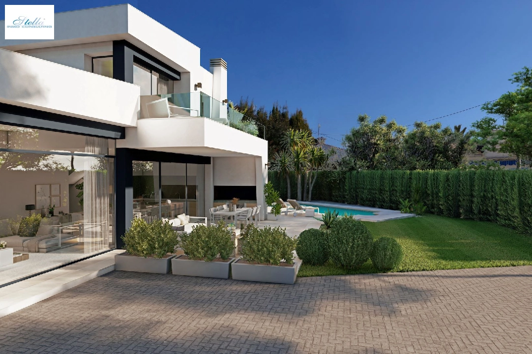 villa in Benissa(La Fustera) for sale, built area 476 m², air-condition, plot area 725 m², 3 bedroom, 4 bathroom, ref.: BP-4221BEN-3