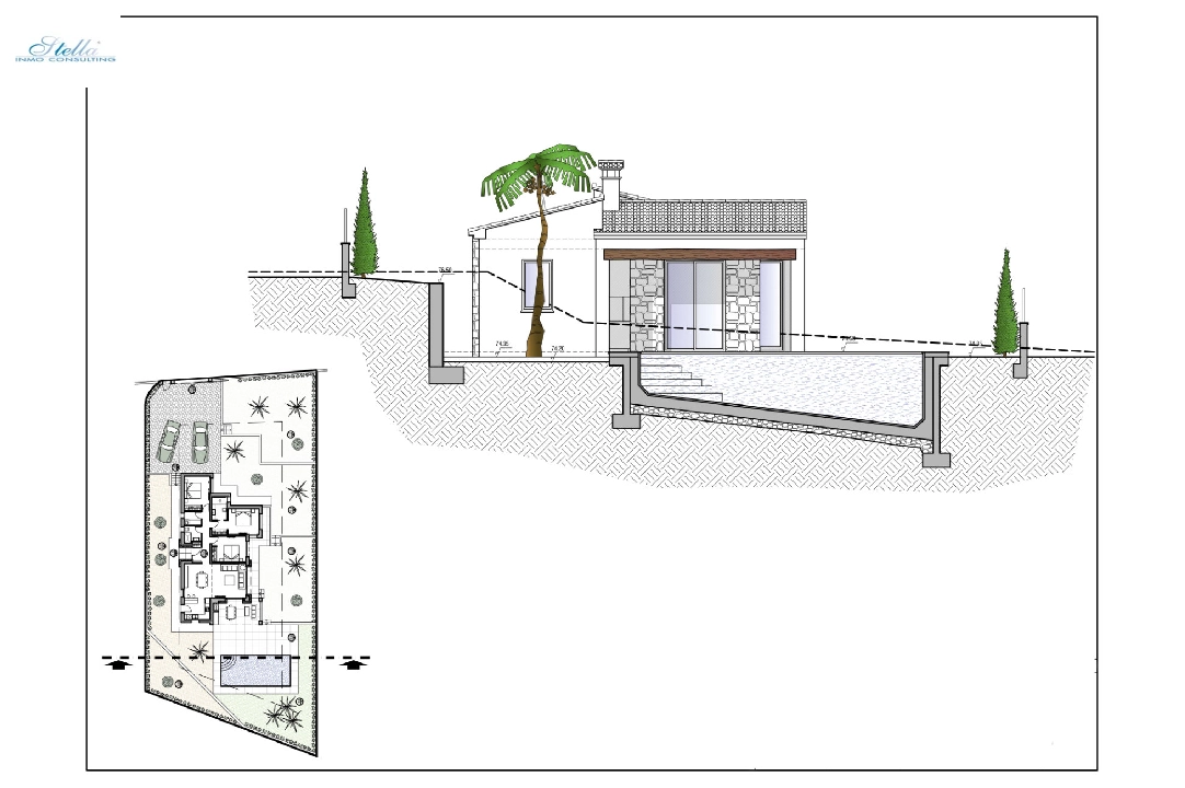 villa in Benissa for sale, built area 138 m², year built 2023, air-condition, plot area 800 m², 3 bedroom, 2 bathroom, swimming-pool, ref.: BI-BE.H-881-5