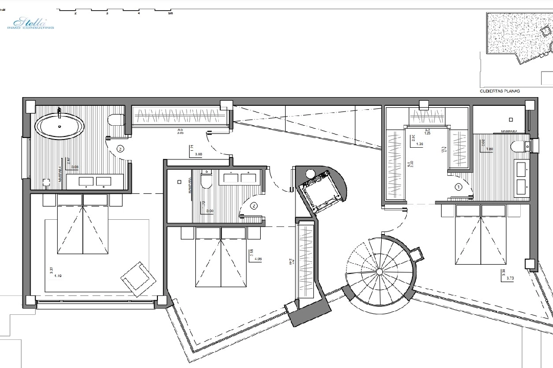 villa in Altea(Sierra de Altea) for sale, built area 417 m², air-condition, 5 bedroom, 6 bathroom, swimming-pool, ref.: BP-4237ALT-20