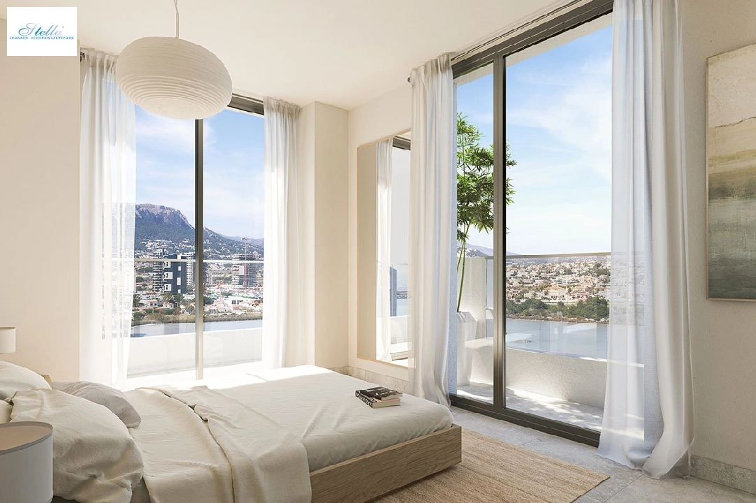 apartment on higher floor in Calpe for sale, built area 65 m², condition first owner, air-condition, 1 bedroom, 1 bathroom, swimming-pool, ref.: HA-CAN-130-A01-12