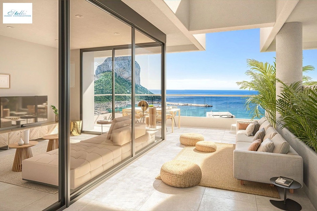apartment on higher floor in Calpe for sale, built area 65 m², condition first owner, air-condition, 1 bedroom, 1 bathroom, swimming-pool, ref.: HA-CAN-130-A01-9