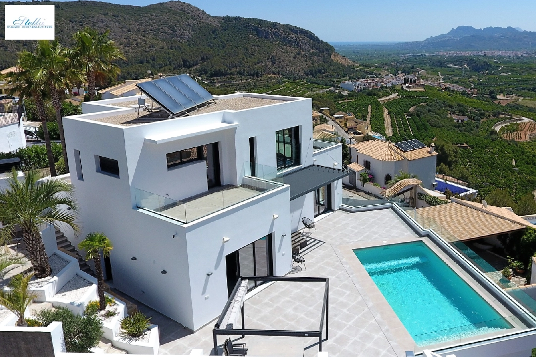 villa in Adsubia  for sale, built area 260 m², year built 2016, condition neat, + underfloor heating, air-condition, plot area 635 m², 4 bedroom, 3 bathroom, swimming-pool, ref.: AS-1523-4