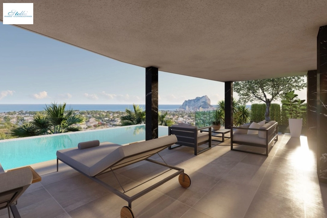 villa in Calpe for sale, built area 292 m², air-condition, plot area 823 m², 4 bedroom, 4 bathroom, swimming-pool, ref.: CA-H-1644-AMB-2