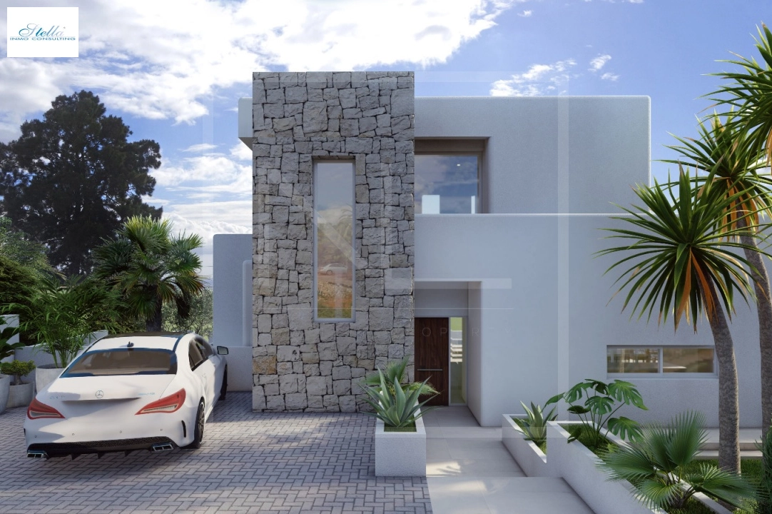 villa in Benissa costa(Baladrar) for sale, built area 138 m², year built 2023, + underfloor heating, air-condition, plot area 625 m², 3 bedroom, 3 bathroom, swimming-pool, ref.: NL-NLD1444-5