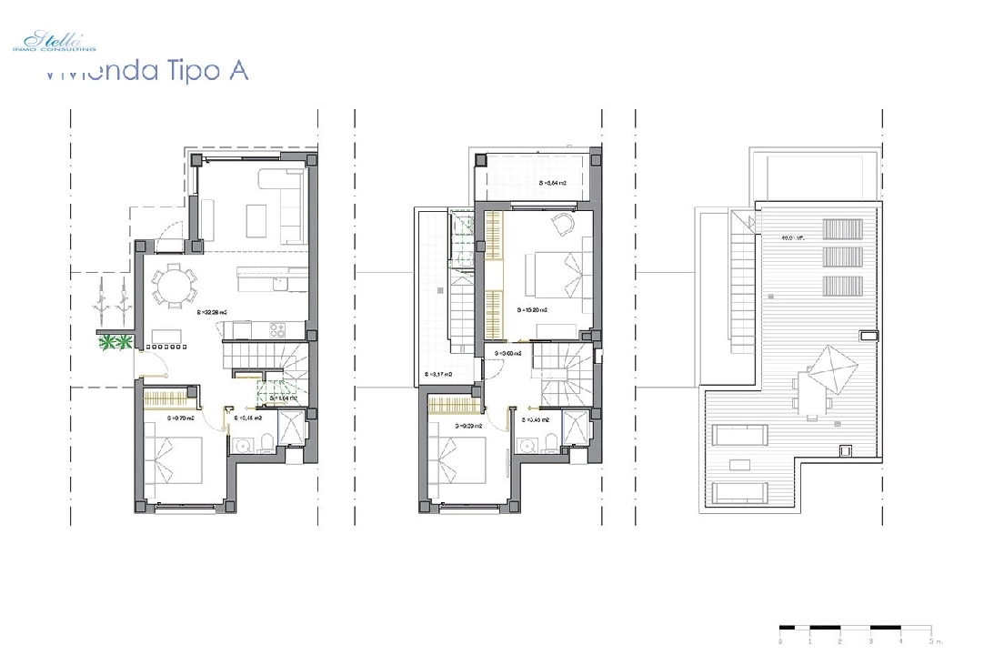 villa in Santiago de la Ribera for sale, built area 155 m², condition first owner, plot area 164 m², 3 bedroom, 2 bathroom, swimming-pool, ref.: HA-SRN-116-E01-12