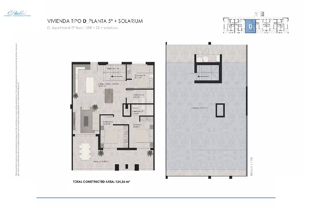 penthouse apartment in Torrelamata for sale, built area 213 m², condition first owner, 3 bedroom, 2 bathroom, swimming-pool, ref.: HA-TLN-135-A02-8