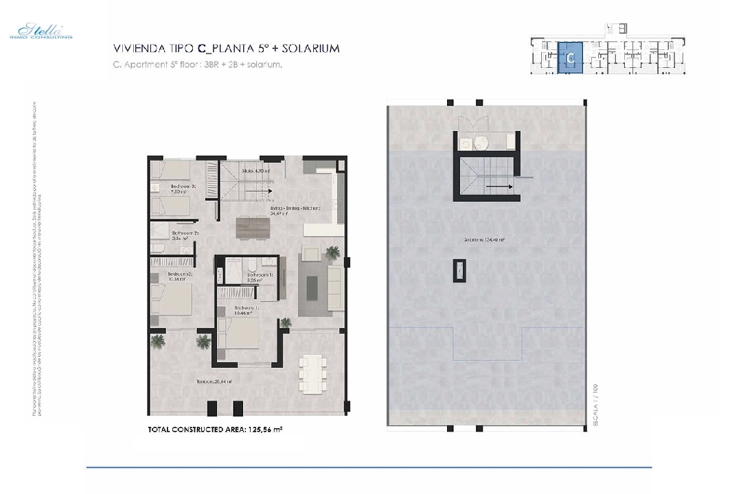 penthouse apartment in Torrelamata for sale, built area 213 m², condition first owner, 3 bedroom, 2 bathroom, swimming-pool, ref.: HA-TLN-135-A02-9