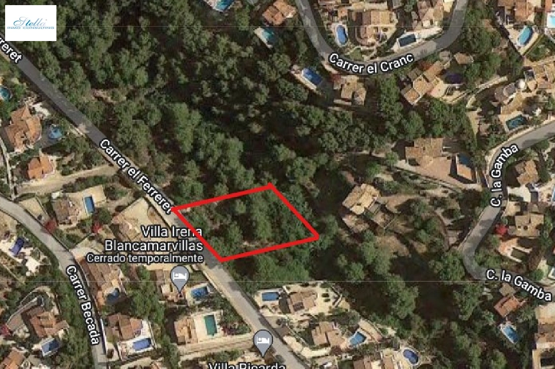 residential ground in Benissa(Cala Baladrar) for sale, air-condition, plot area 826 m², swimming-pool, ref.: BP-4295BEN-17