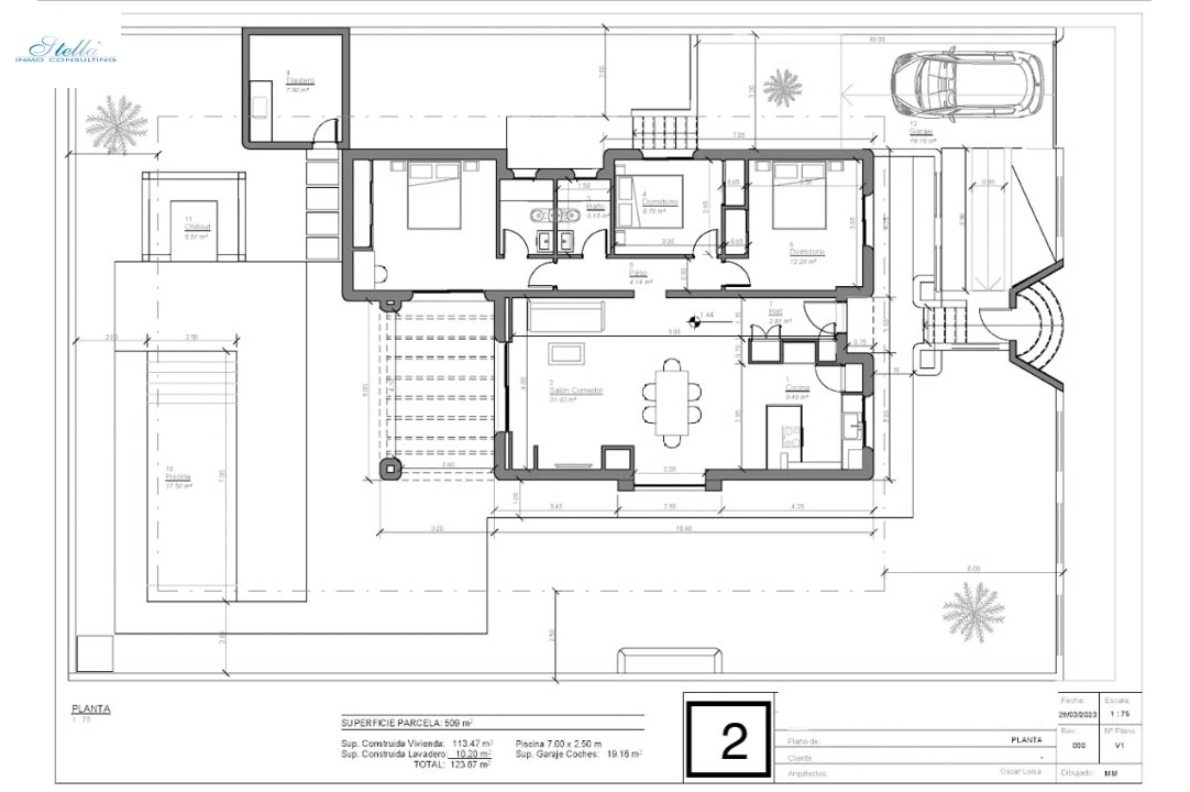 villa in Polop for sale, built area 107 m², air-condition, plot area 509 m², 2 bedroom, 1 bathroom, swimming-pool, ref.: BP-7008POL-2