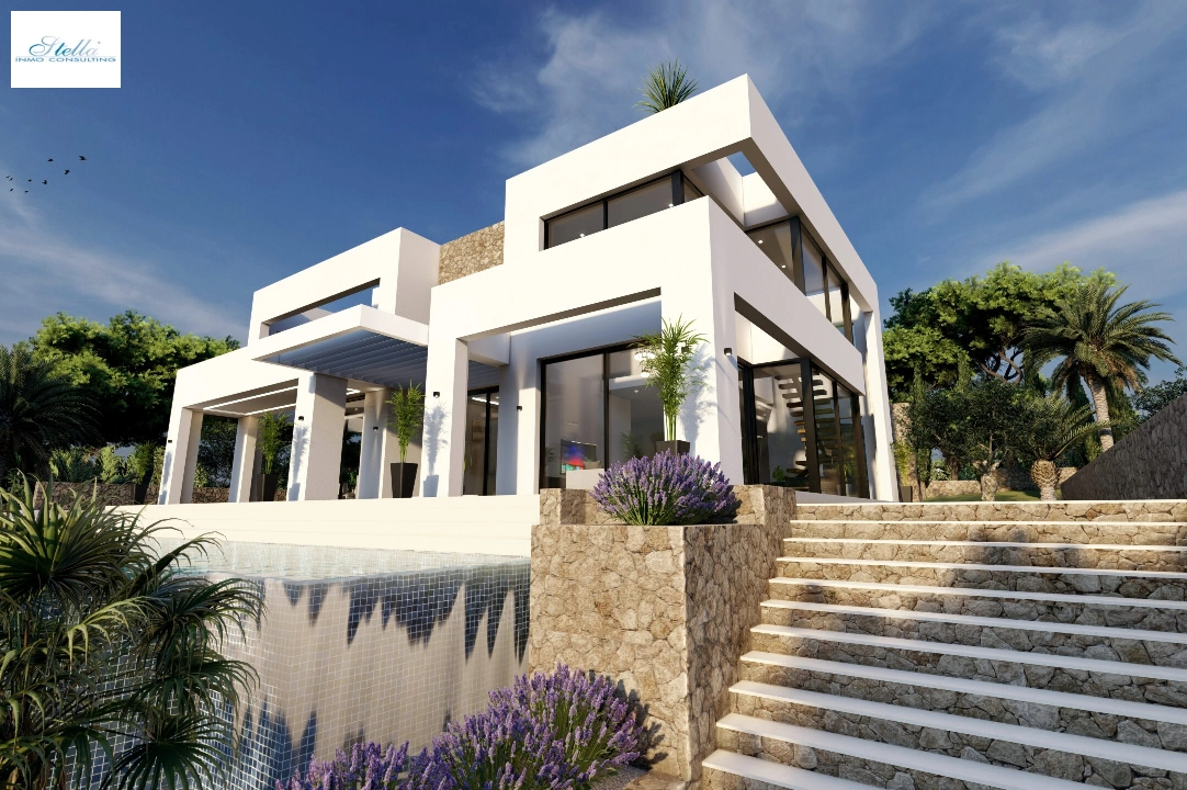 villa in Benissa(Benissa Costa) for sale, built area 574 m², air-condition, plot area 1372 m², 4 bedroom, 4 bathroom, swimming-pool, ref.: BP-7015BEN-19