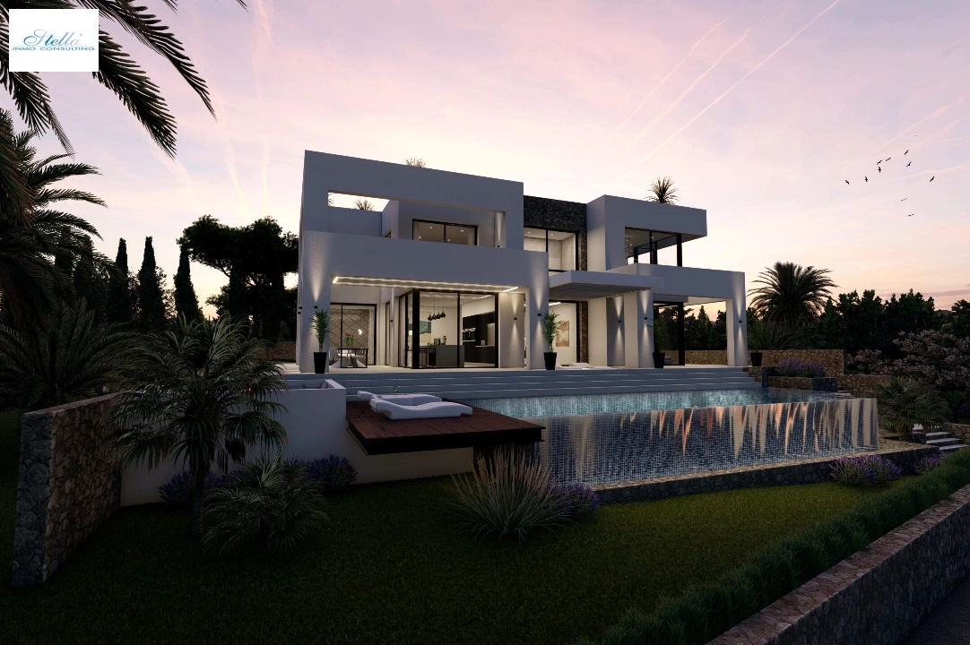 villa in Benissa(Benissa Costa) for sale, built area 574 m², air-condition, plot area 1372 m², 4 bedroom, 4 bathroom, swimming-pool, ref.: BP-7015BEN-22