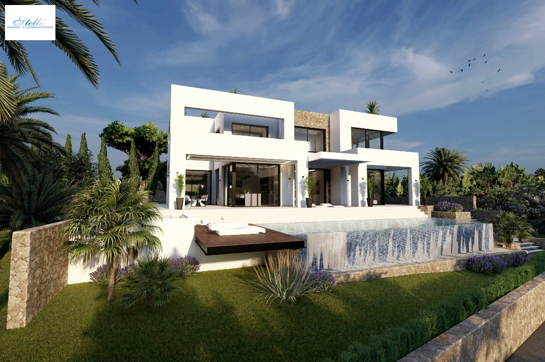 villa in Benissa(Benissa Costa) for sale, built area 574 m², air-condition, plot area 1372 m², 4 bedroom, 4 bathroom, swimming-pool, ref.: BP-7015BEN-25