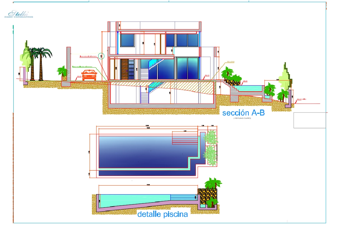 villa in Benissa(Benissa Costa) for sale, built area 574 m², air-condition, plot area 1372 m², 4 bedroom, 4 bathroom, swimming-pool, ref.: BP-7015BEN-3