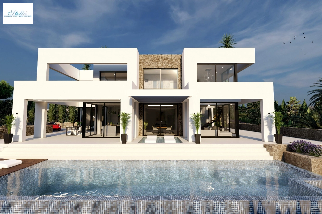 villa in Benissa(Benissa Costa) for sale, built area 574 m², air-condition, plot area 1372 m², 4 bedroom, 4 bathroom, swimming-pool, ref.: BP-7015BEN-36