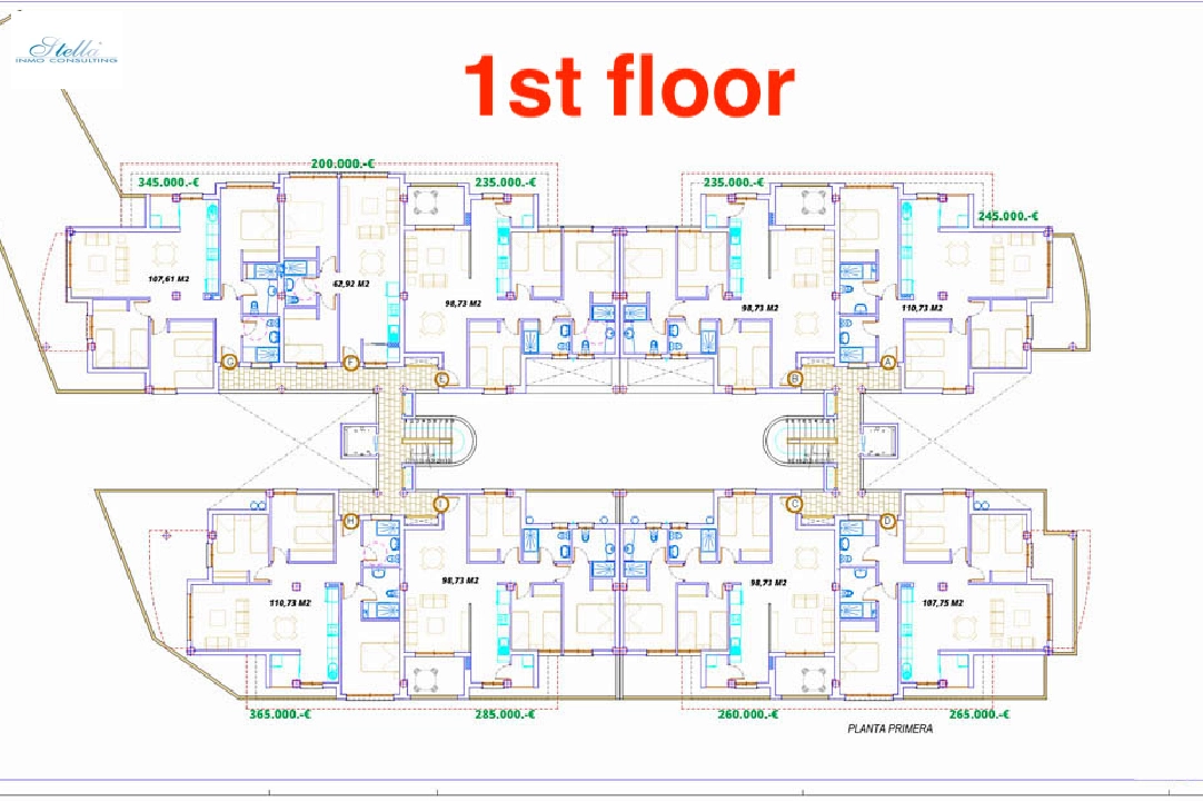 apartment in Vilajoyosa(Urb. Paraiso) for sale, built area 63 m², air-condition, plot area 63 m², 2 bedroom, 1 bathroom, swimming-pool, ref.: BP-7019VIL-17