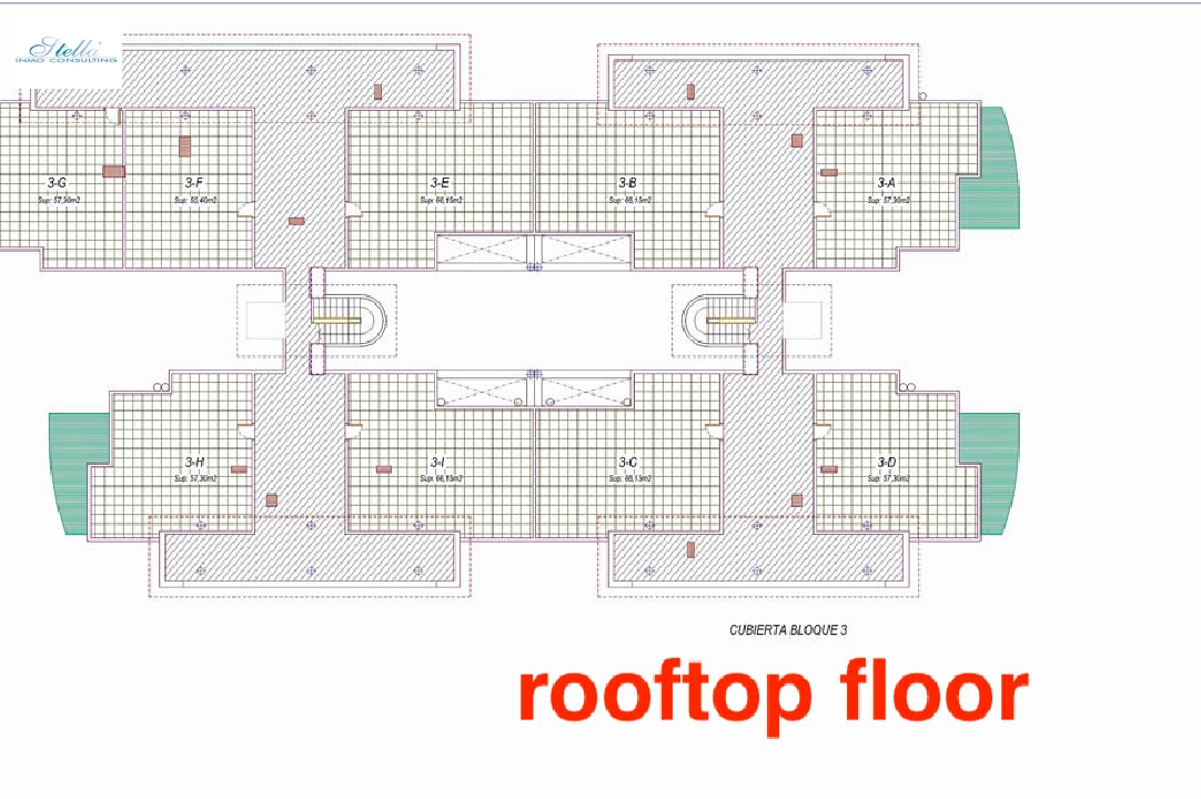 apartment in Vilajoyosa(Urb. Paraiso) for sale, built area 63 m², air-condition, plot area 63 m², 2 bedroom, 1 bathroom, swimming-pool, ref.: BP-7019VIL-19