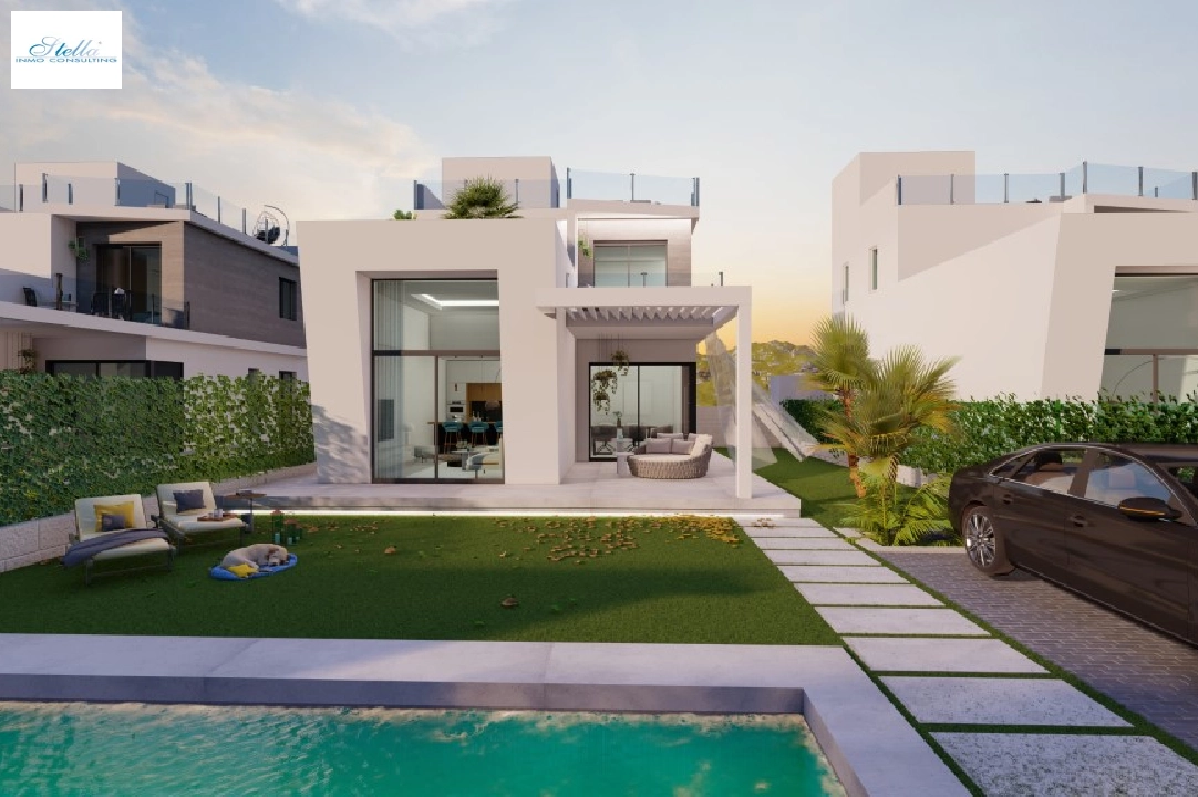 villa in Finestrat for sale, built area 163 m², year built 2023, air-condition, plot area 346 m², 3 bedroom, 3 bathroom, swimming-pool, ref.: BI-AL.H-030-14