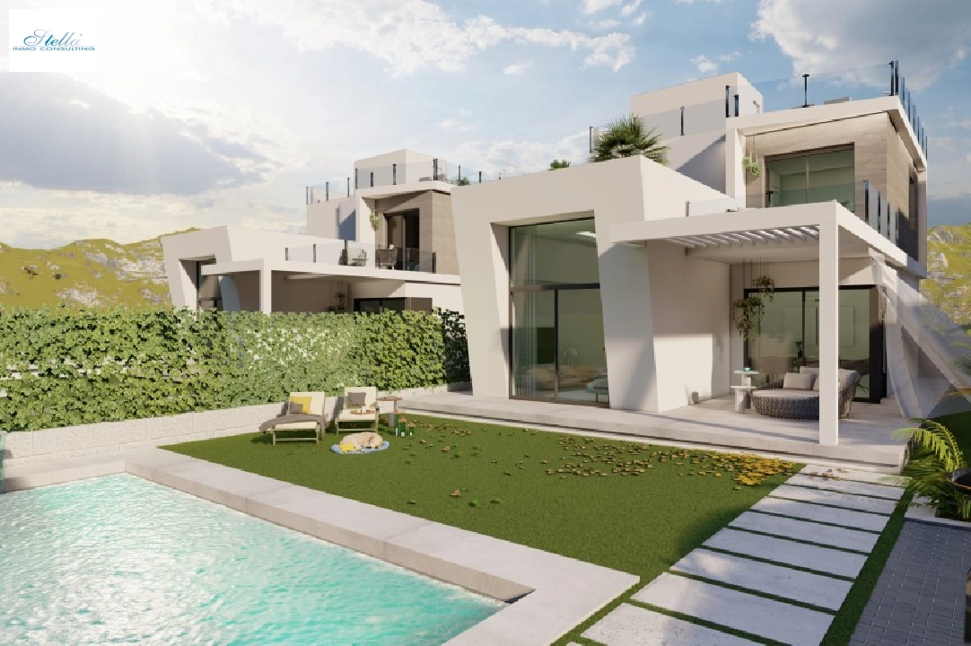 villa in Finestrat for sale, built area 163 m², year built 2023, air-condition, plot area 346 m², 3 bedroom, 3 bathroom, swimming-pool, ref.: BI-AL.H-030-15