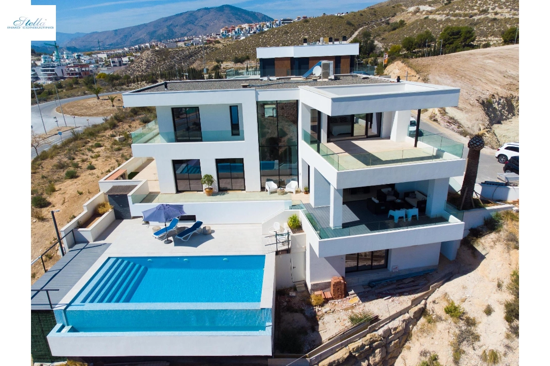 villa in Finestrat(Finestrat hills) for sale, built area 625 m², air-condition, plot area 1600 m², 4 bedroom, 5 bathroom, swimming-pool, ref.: AM-1137DA-3700-3