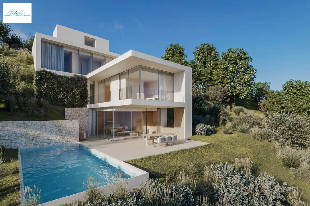 villa in Benissa(La Fustera) for sale, built area 330 m², air-condition, plot area 1448 m², 4 bedroom, 5 bathroom, swimming-pool, ref.: BP-4310BEN-2