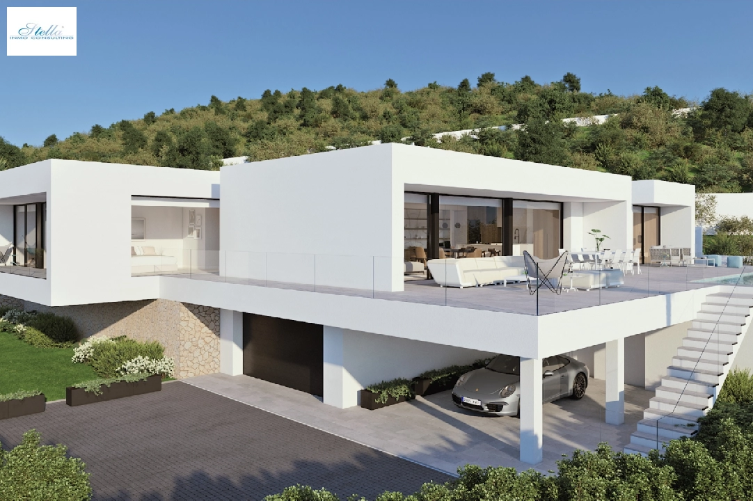 villa in Cumbre del Sol(Residencial Plus Jazmines) for sale, built area 313 m², plot area 1338 m², 3 bedroom, 5 bathroom, swimming-pool, ref.: VA-AJ064-1