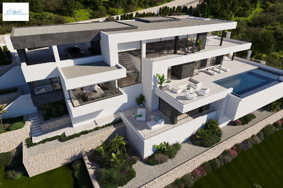 villa in Cumbre del Sol(Residencial Plus Jazmines) for sale, built area 440 m², plot area 1877 m², 3 bedroom, 5 bathroom, swimming-pool, ref.: VA-AJ044-4